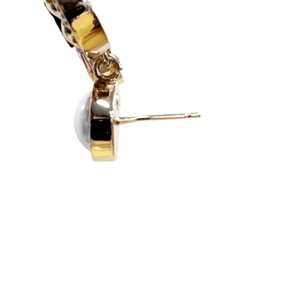 CHANEL Pink Pearl Logo Earrings - Picture 4 of 6